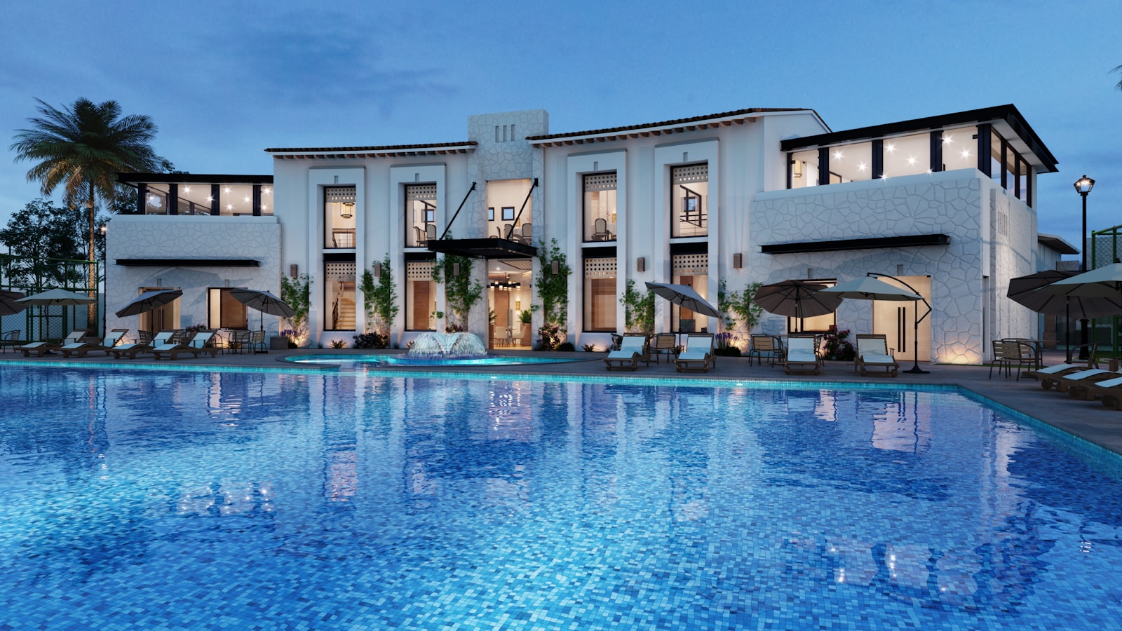 Modern 4-bed villa